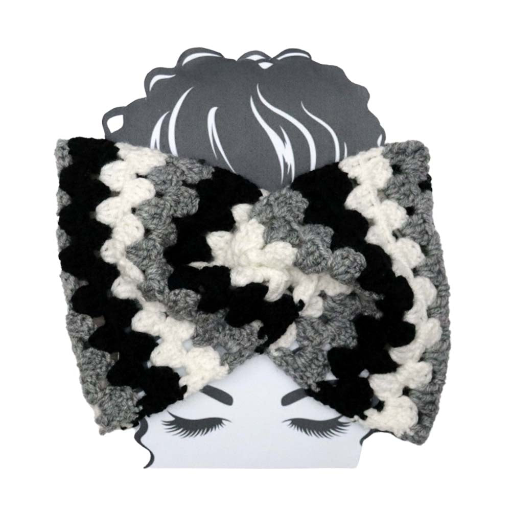 Granny Twisted Headband Crochet Pattern