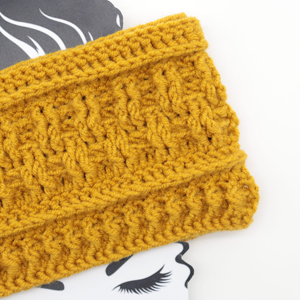 Perfect in Textures Ear Warmer Crochet Pattern