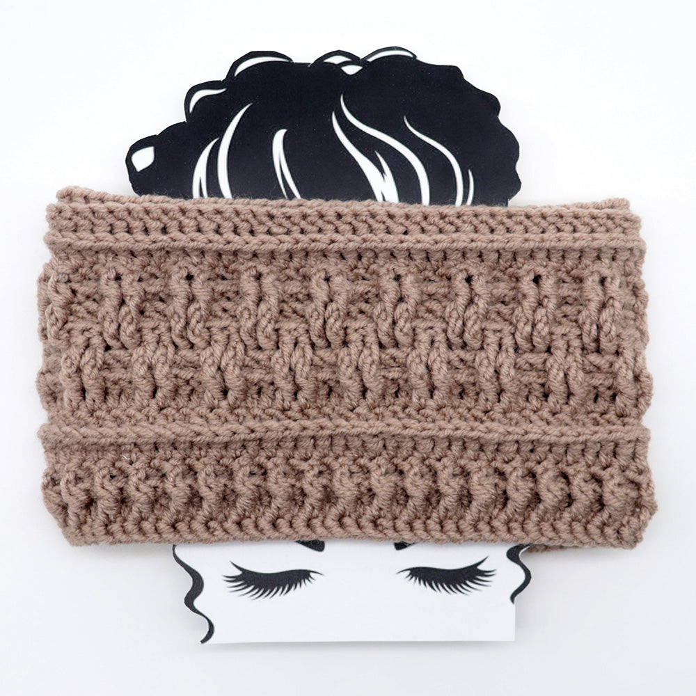 perfect in textures ear warmer by kiki crochet patterns