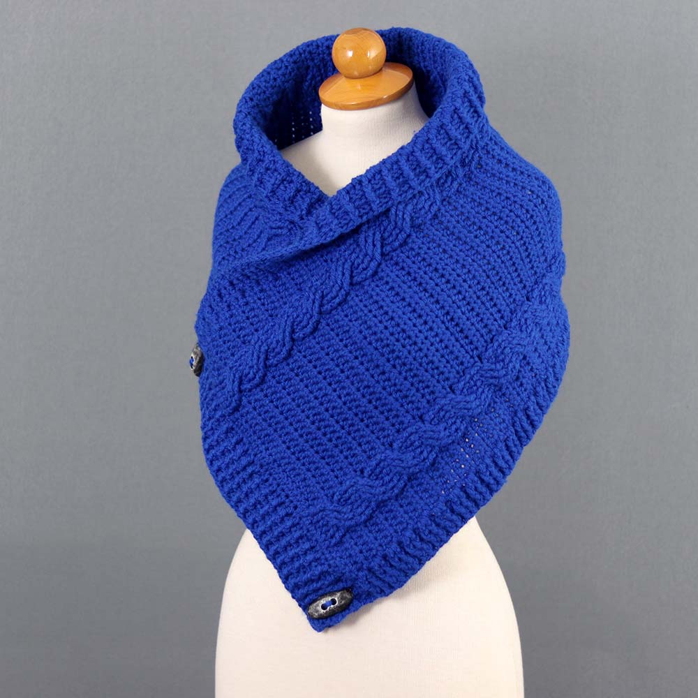 royal cables cowl by kiki crochet patterns