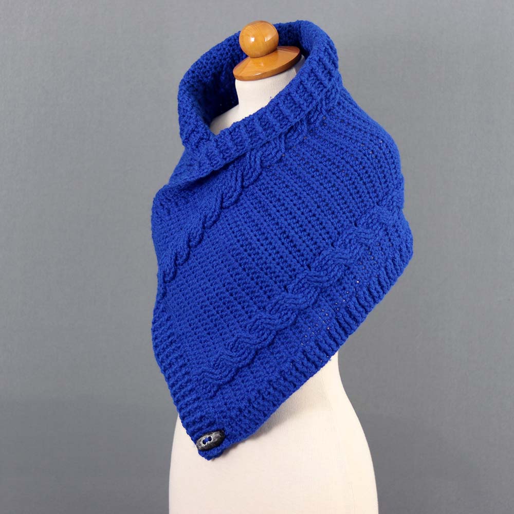 royal cables cowl by kiki crochet patterns