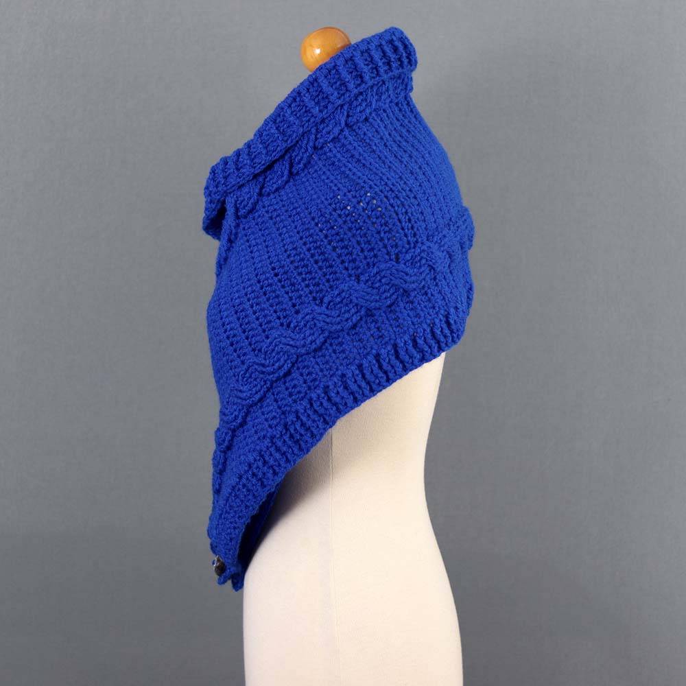 royal cables cowl by kiki crochet patterns