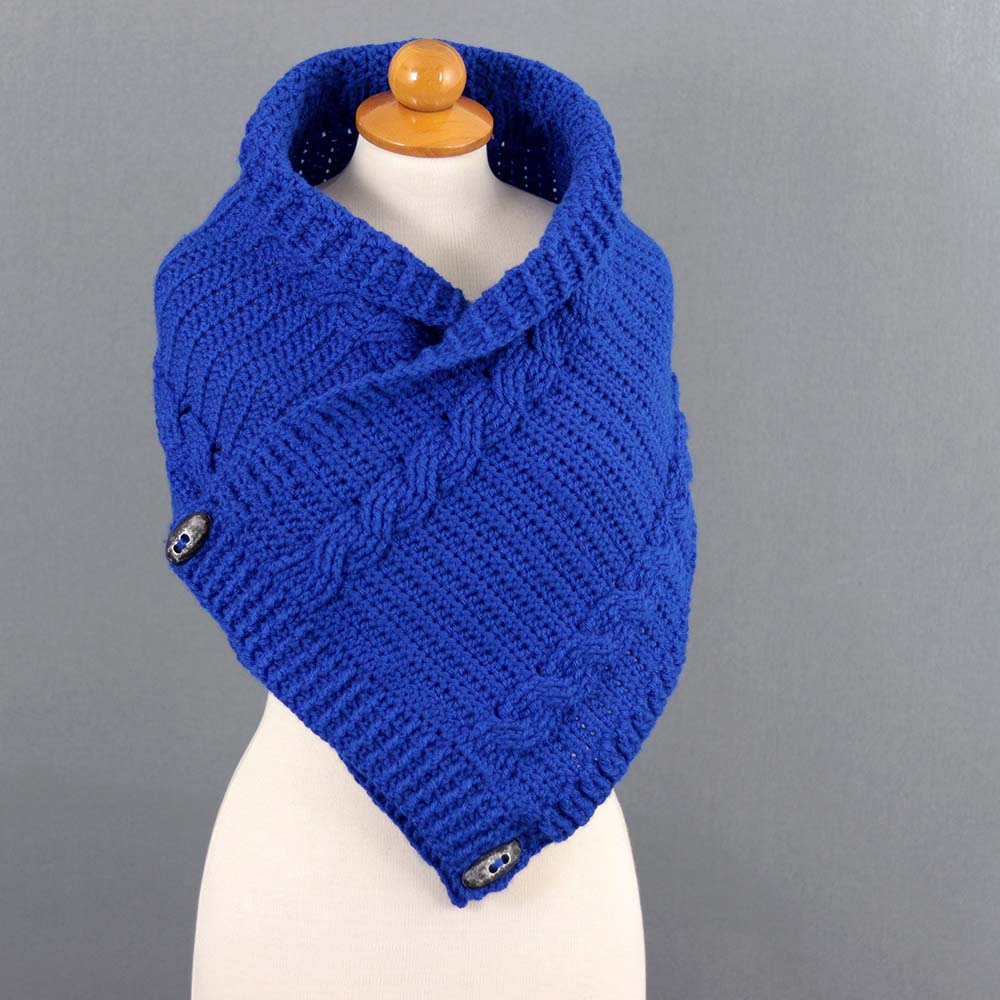 Royal Cables Cowl Crochet Pattern