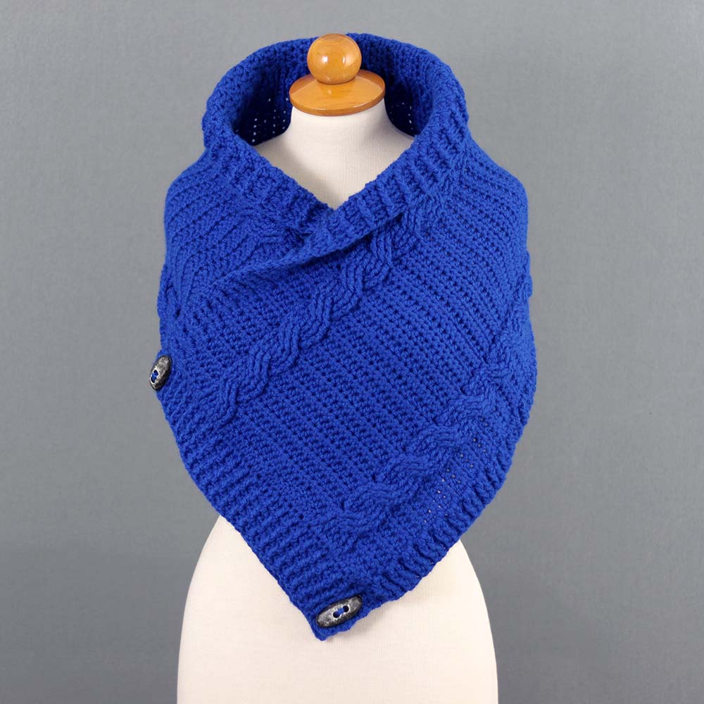 royal cables cowl by kiki crochet patterns