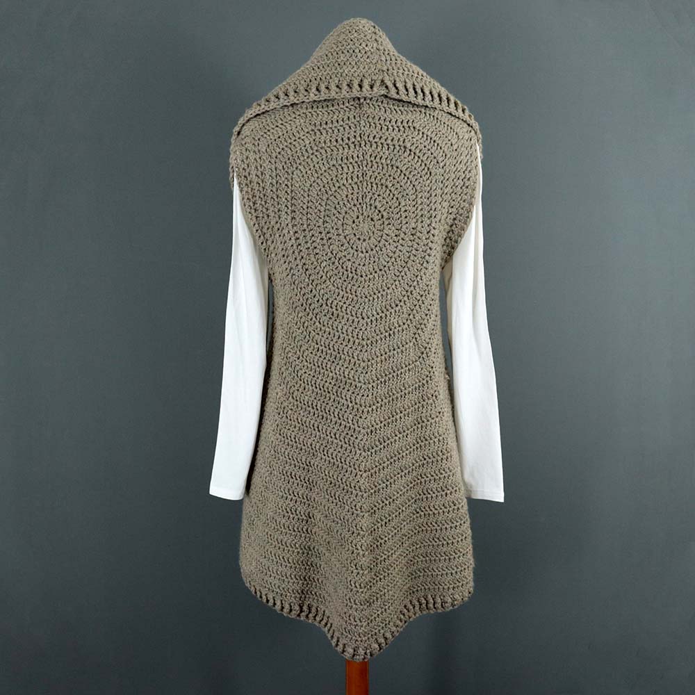 Simplicity Round Cardigan Crochet Pattern (S - 5XL)