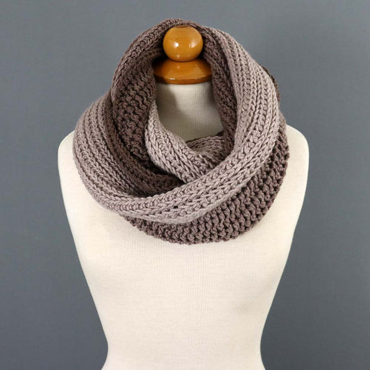 simple infinity scarf by kiki crochet patterns