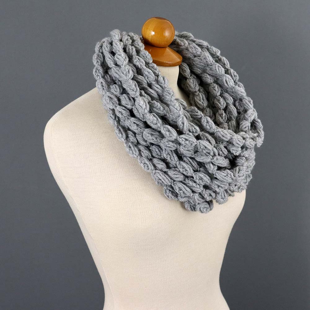 beaded necklace scarf by kiki crochet patterns
